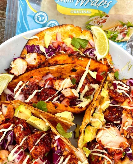 Cajun Salmon Tacos
