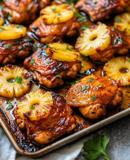 Pineapple chicken thighs 