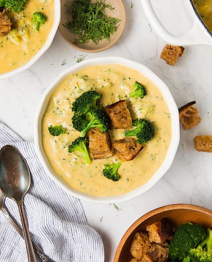 Broccoli cheddar soup