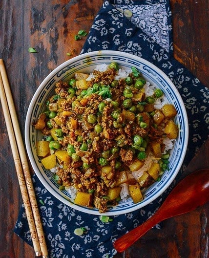Sheet Pan Coconut Curry Beef Bowls