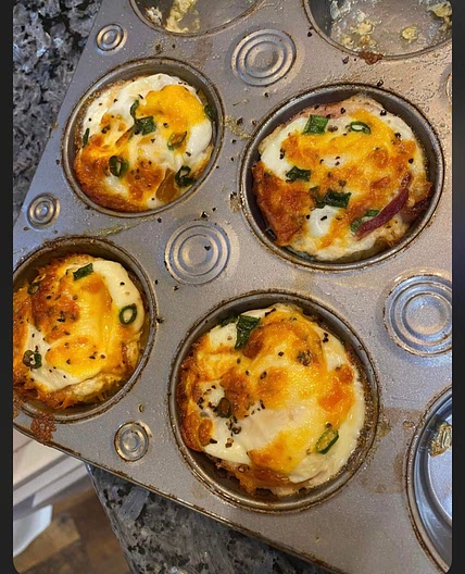 Bacon Egg and cheese cups