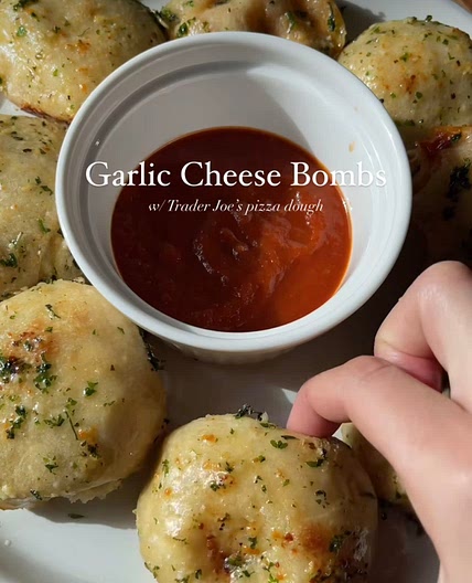 Garlic Cheese Bombs