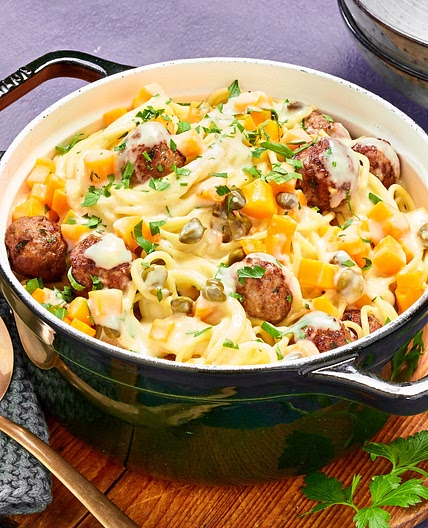 Spaghetti alla Königsberger Klopse