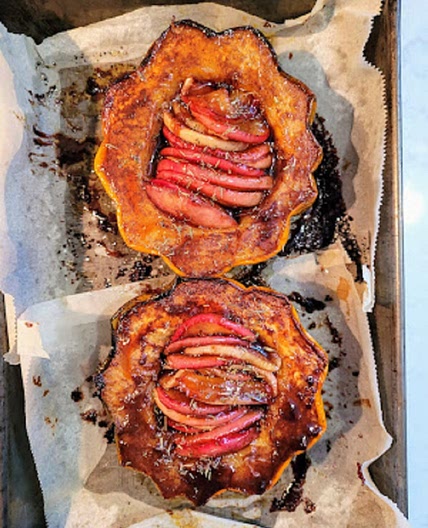 Apple Stuffed Acorn Squash