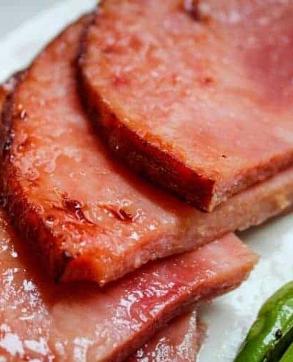 Air Fryer Ham Steaks