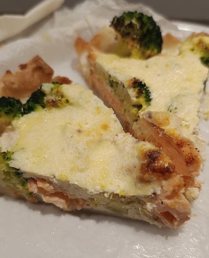 Quiche zalm broccoli