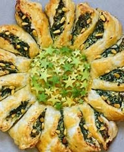 Nutrient-Packed Cocoa Spinach Corn Pastries