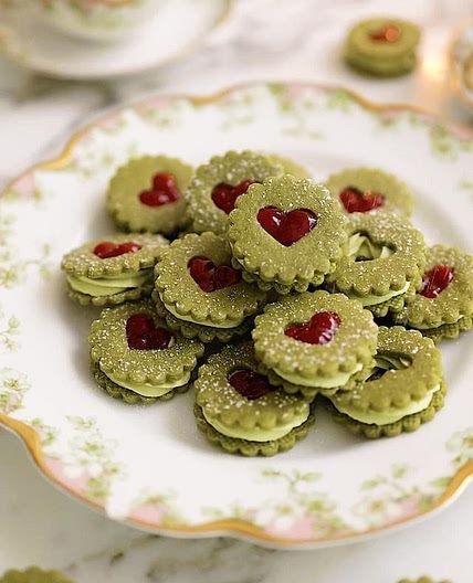 Matcha Cookie Sandwich 