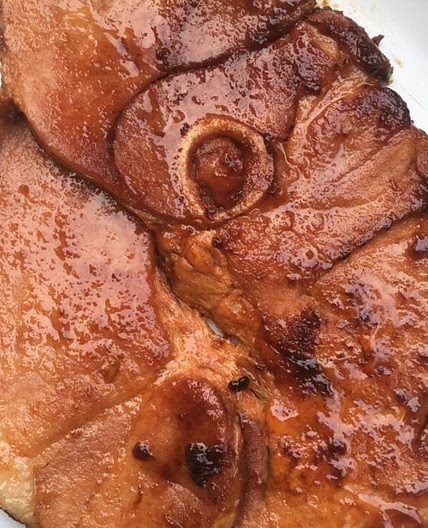 Old-Fashioned Skillet Country Ham Steak Recipe