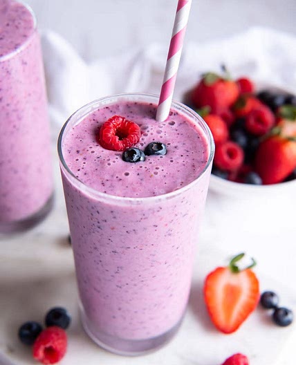 Berry Oat Smoothie