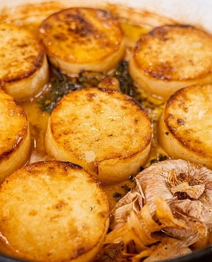 Pommes de terre fondantes