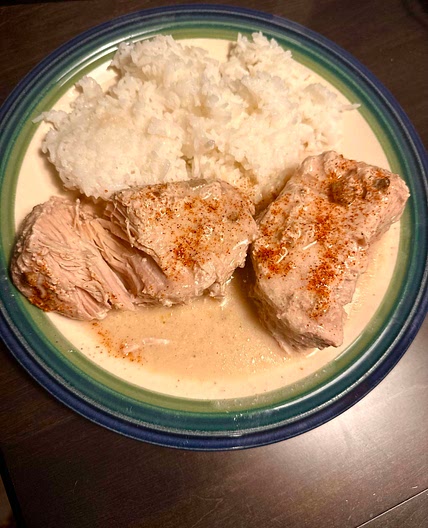 Chicken (or Pork) with Gravy