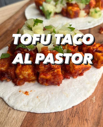 TOFU TACO AL PASTOR