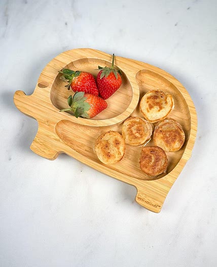 BANANA PEANUT BUTTER PANCAKE BITES!