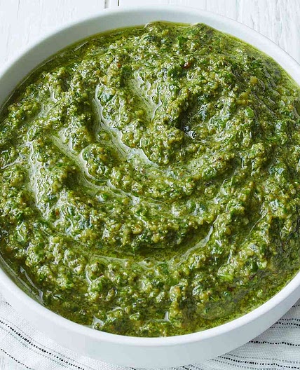 Pesto d'épinard et persil