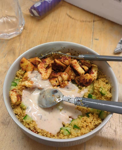 Halloumi for couscous