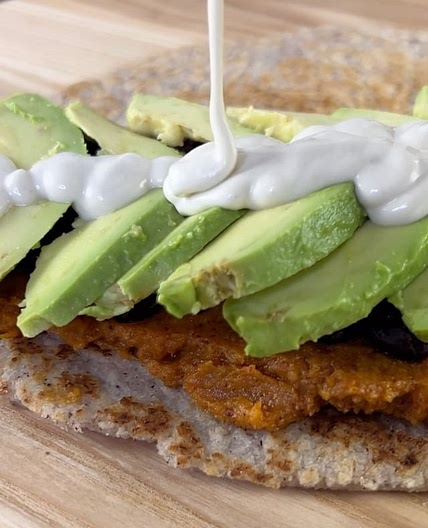 Sweet Potato & Avocado Quesadilla