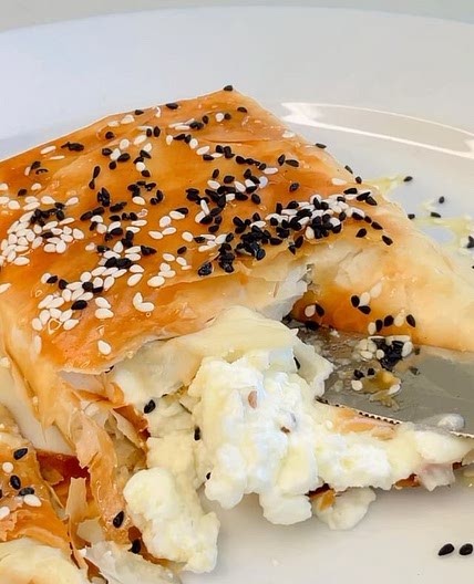 FRIED FETA IN PHYLLO PASTRY