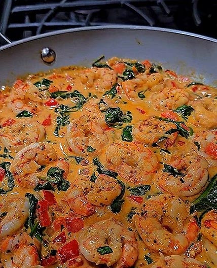 Garlic paprika shrimp bowl