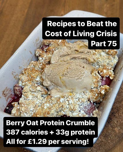 Berry Oat Crumble