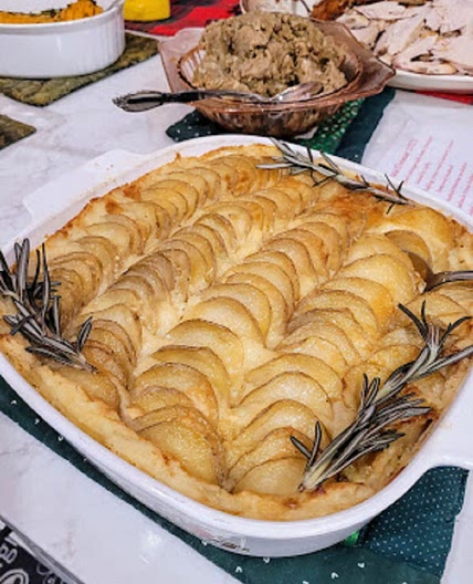 Mashed Potatoes au Gratin