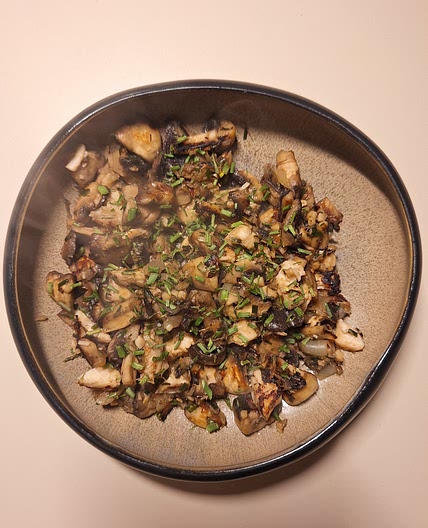 Champignons au poulet