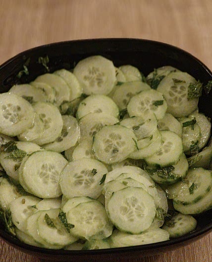 Carpaccio de concombre