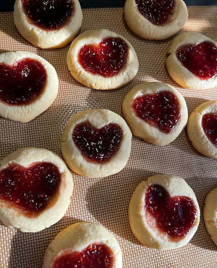 raspberry heartprints