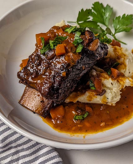 Red Wine Braised Short Ribs