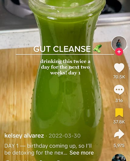 Antibloat cold pressed juice