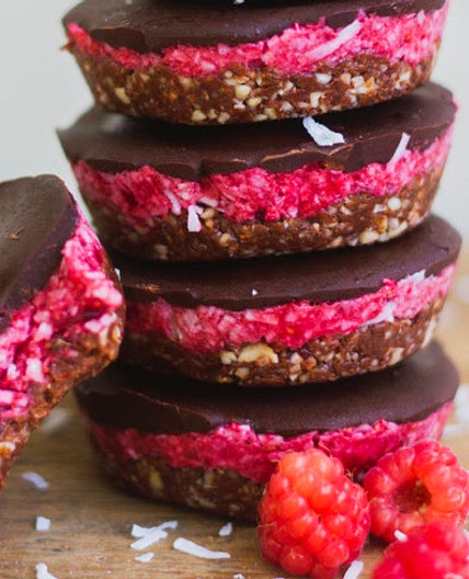 Choc Raspberry Coconut Cups - Pheebs Foods