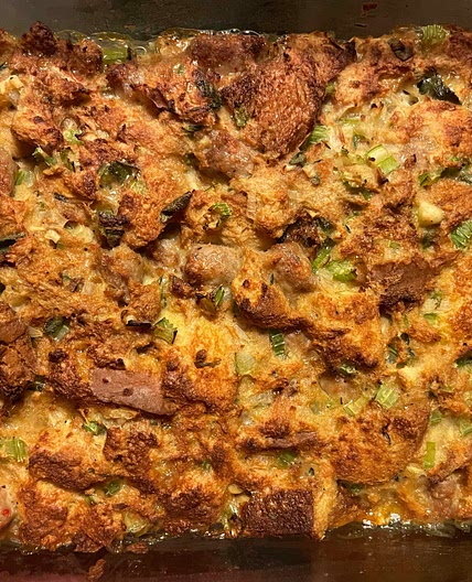 Air Fryer Sausage Stuffing