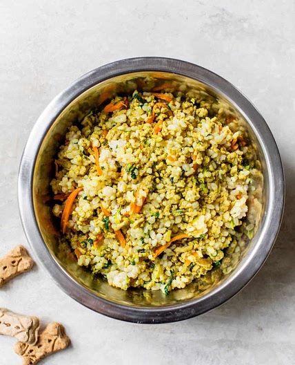 Beef Egg Rice & Green Beans Dog Food