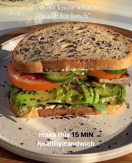 Hummus & Tofu Sandwich