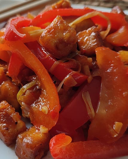 Asian Fried Tofu (Vegan)