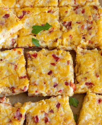 Keto Pimento Cheese Squares