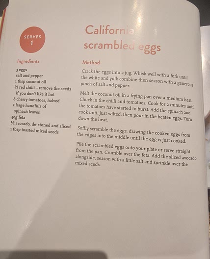 California scrambled eggs