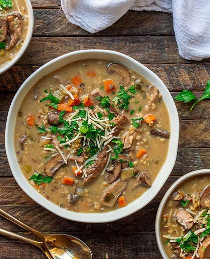 Mushroom Wild Rice Soup
