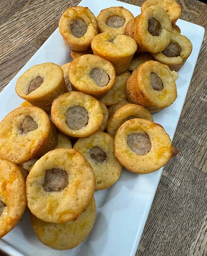 Sausage Pancake Bites