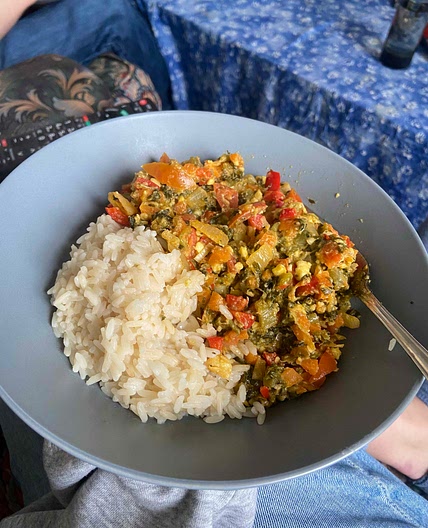 Ackee and callaloo