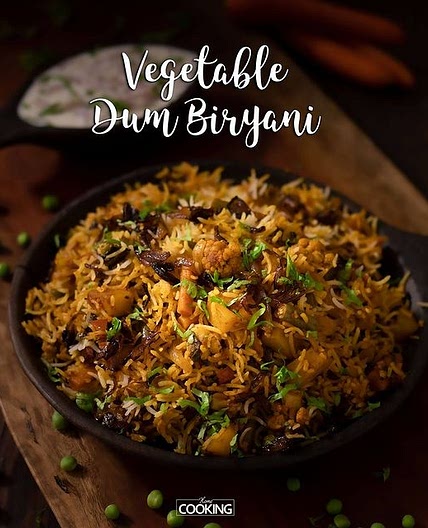 Vegetable Dum Biryani |