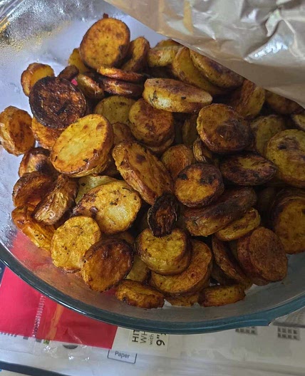 Scalloped baby potatoes