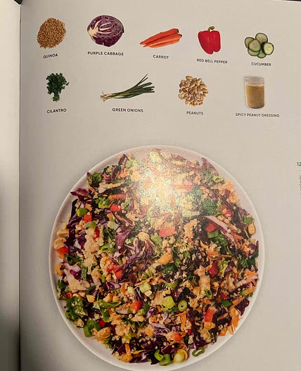 Crunchy peanut shredded salad