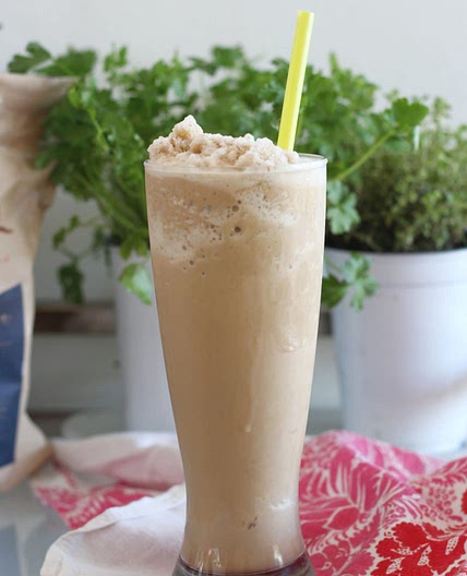 Grandmas Caramel  Butterscotch Coffee Turned into a milkshake