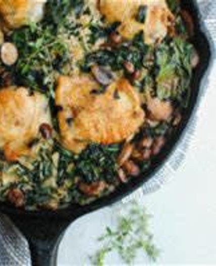 Chicken, Spinach and Brown Rice, Rice Toppings