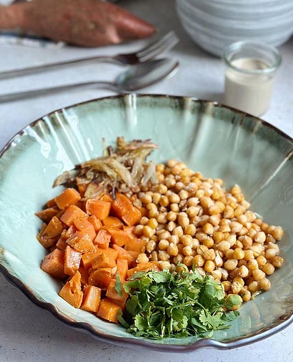 ENSALADA DE BONIATO, una receta fácil, de temporada y deliciosa.