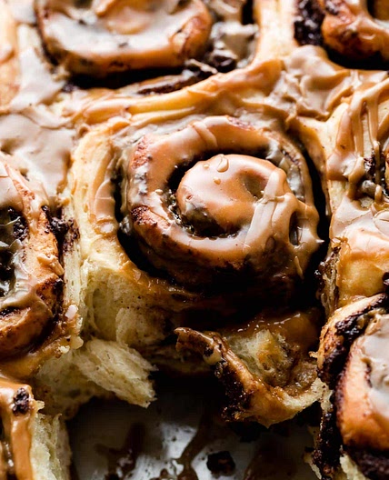 Rich and Fluffy Chocolate Rweet Rolls