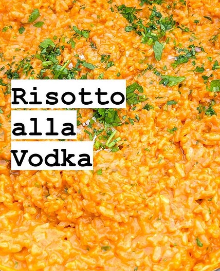 risotto alla vodka 😘👌🏻