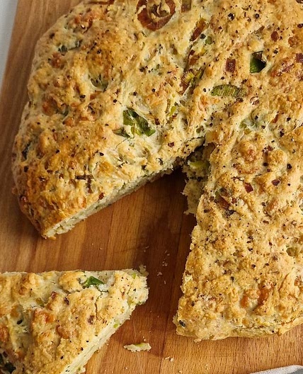 Cheese & Leek Bread