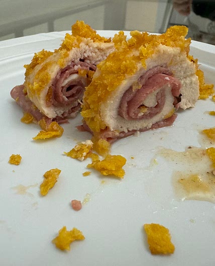 Chicken pastrami roll ups 
